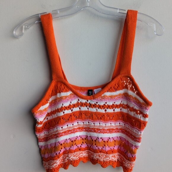 NWT H&M Vibrant Knit Crop Top - Picture 2 of 6